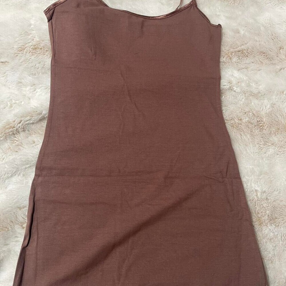 Brown Cami Top With Adjustable 7 F 2 F